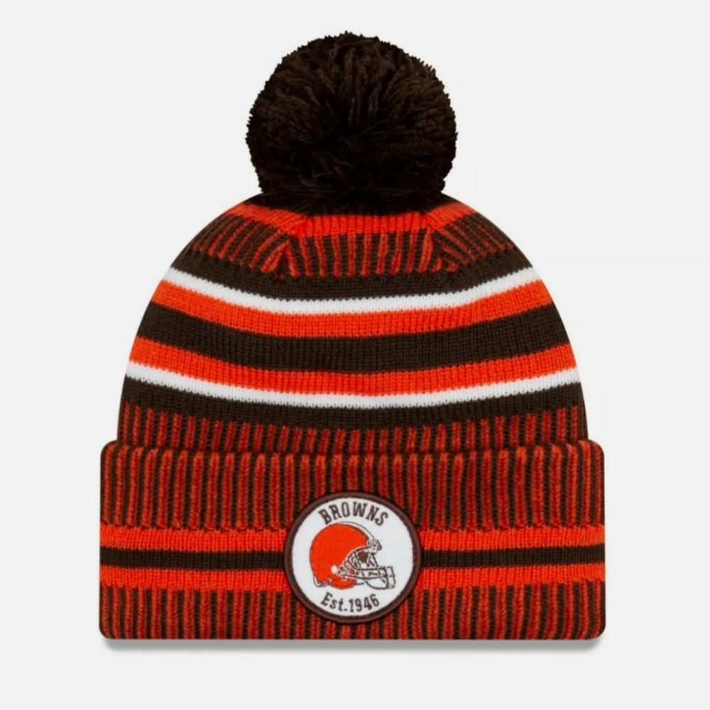 Brand new with tags . Insulated New Era beanie . Browns